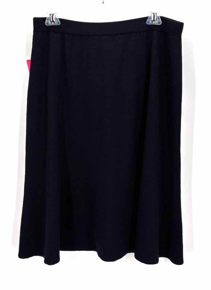 Size 12 ST JOHN Navy Knit Skirt