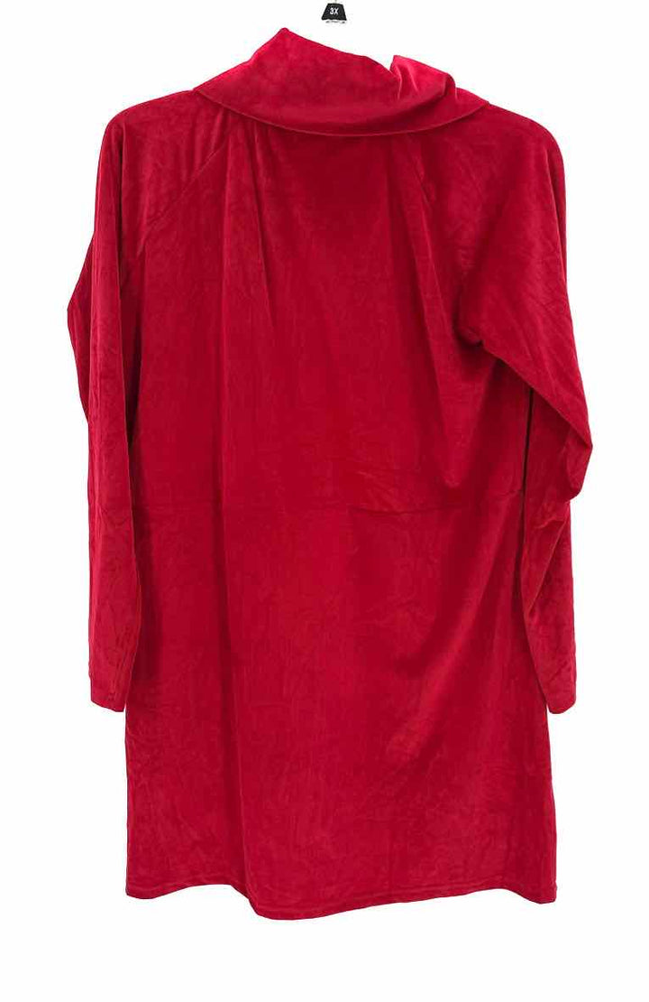 Size XL Red Velour Dress