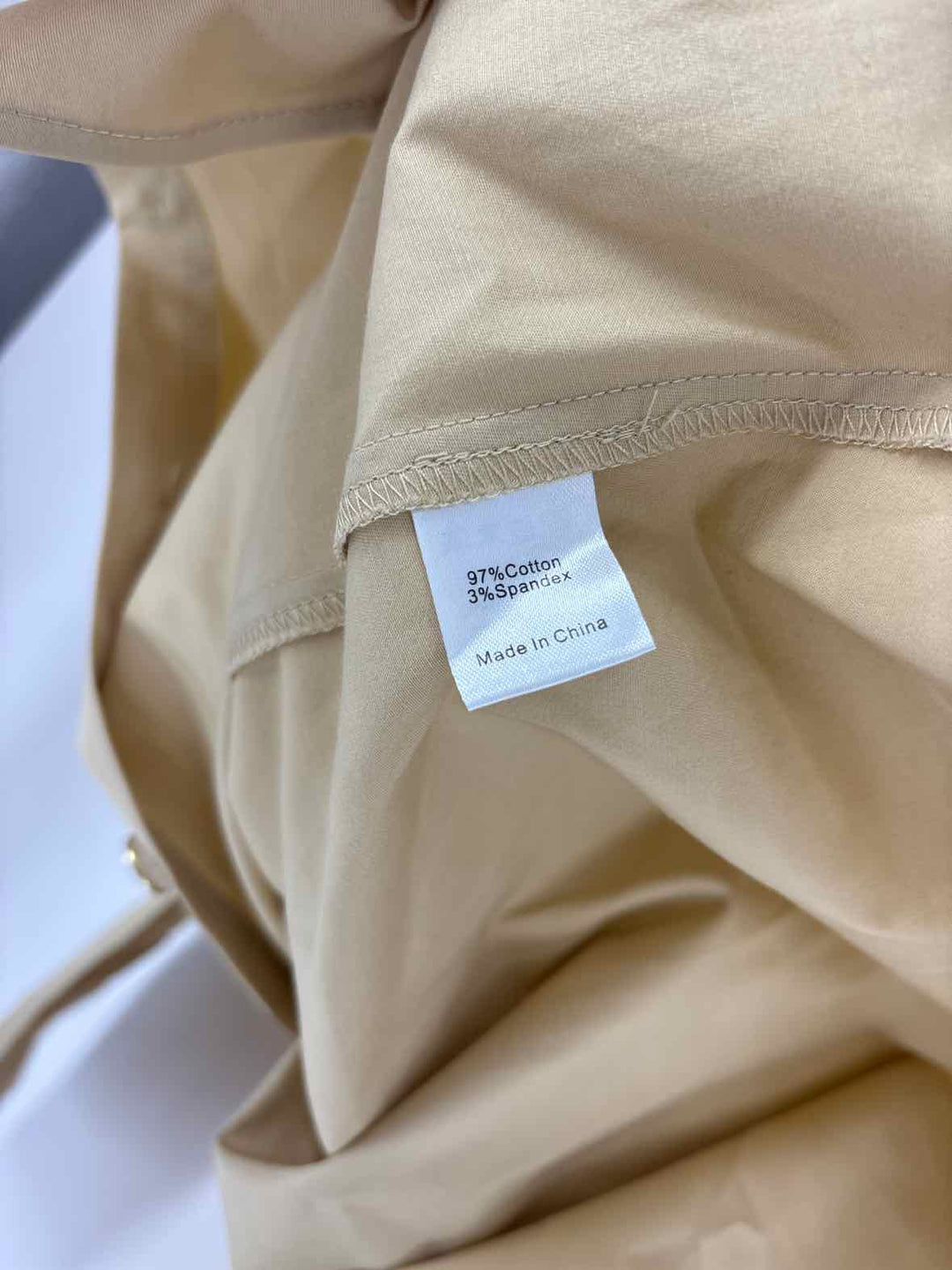 Size S TUCKERNUCK Tan Shirt