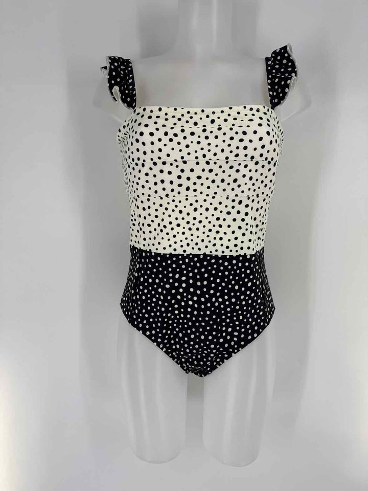 Size 10 Black/White Swimsuit