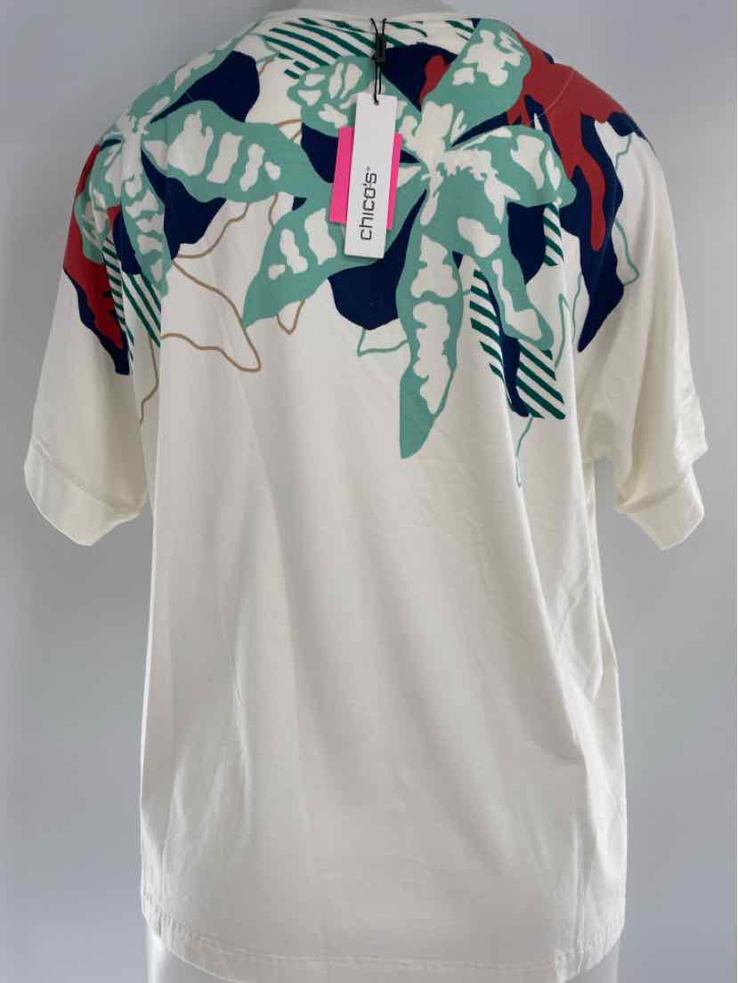 Size L Chico's Cream Shirt