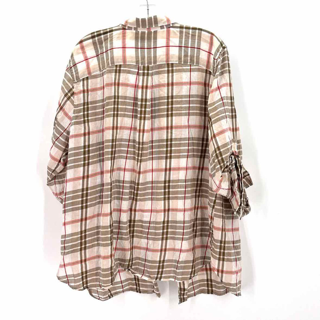 Size 2X RALPH LAUREN Multi-Color Shirt