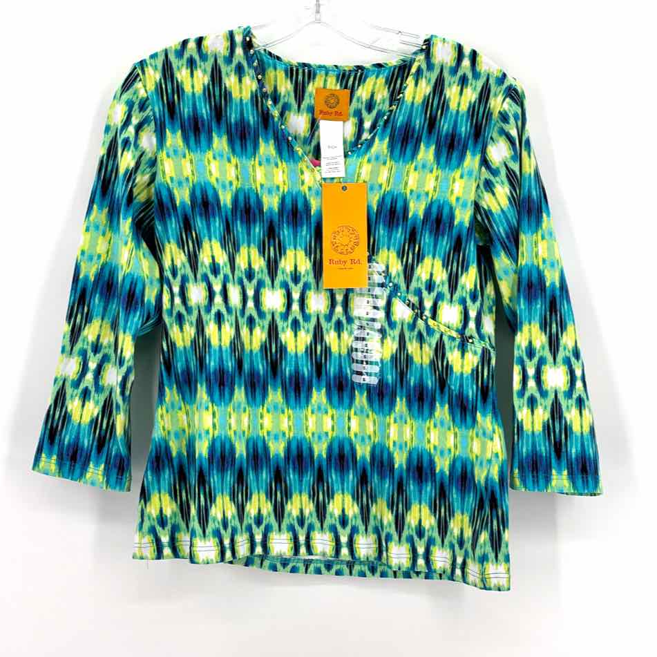 Size S Ruby Rd Green Shirt