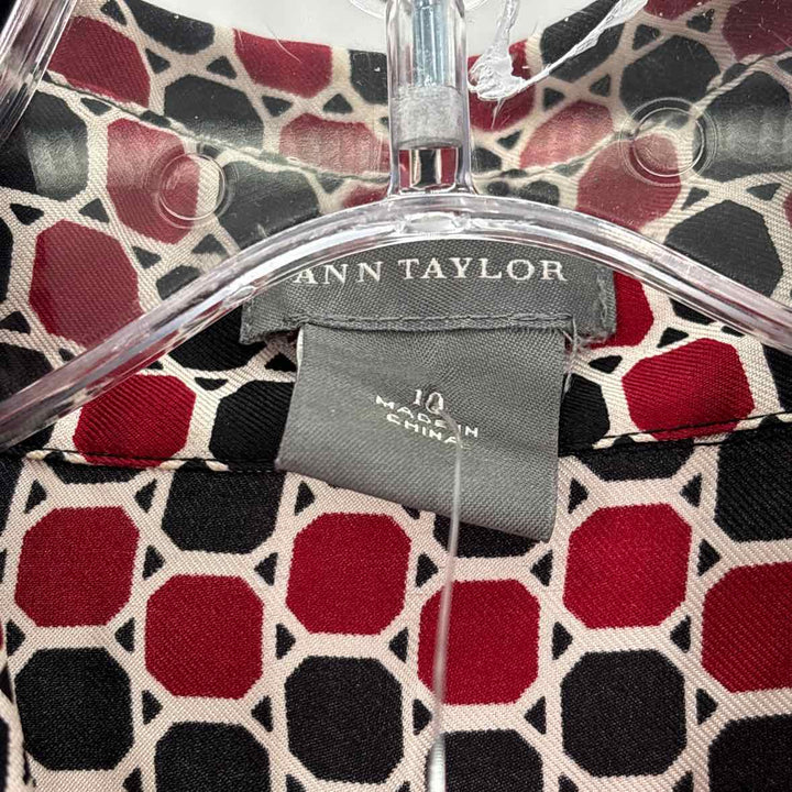 Size 10 Ann Taylor Black Shirt