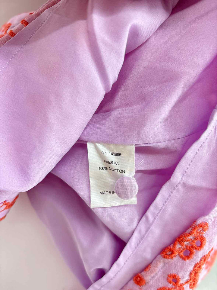 Size XL ABBEY GLASS Purple Print Dress