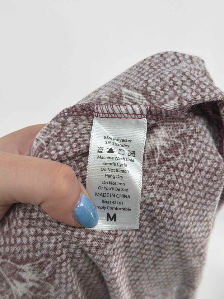Size M lularoe Mauve Cardigan