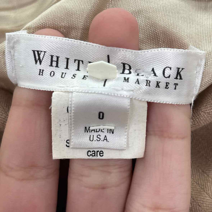 Size 0 White House Black Market Tan Pants