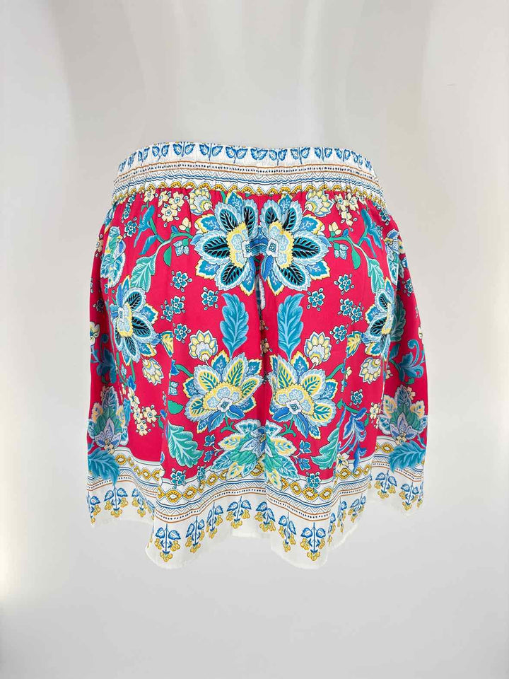 Size L Anthropologie Multi-Color Silk Shorts