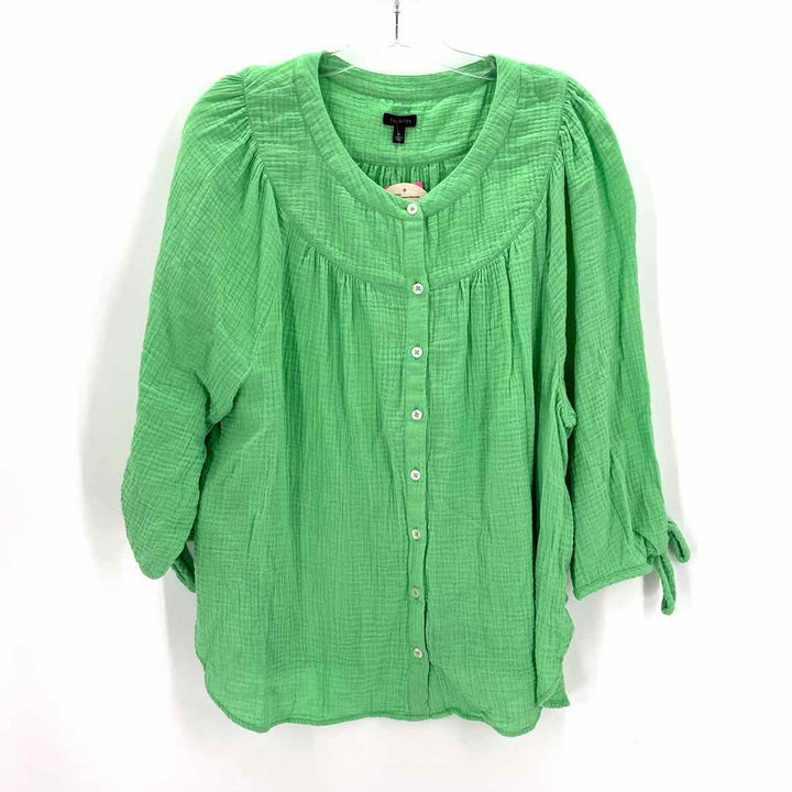 Size XL Talbots Green Shirt