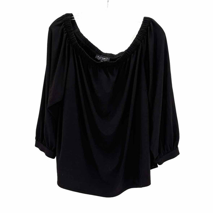 Size 18/20 ELOQUII Black Shirt