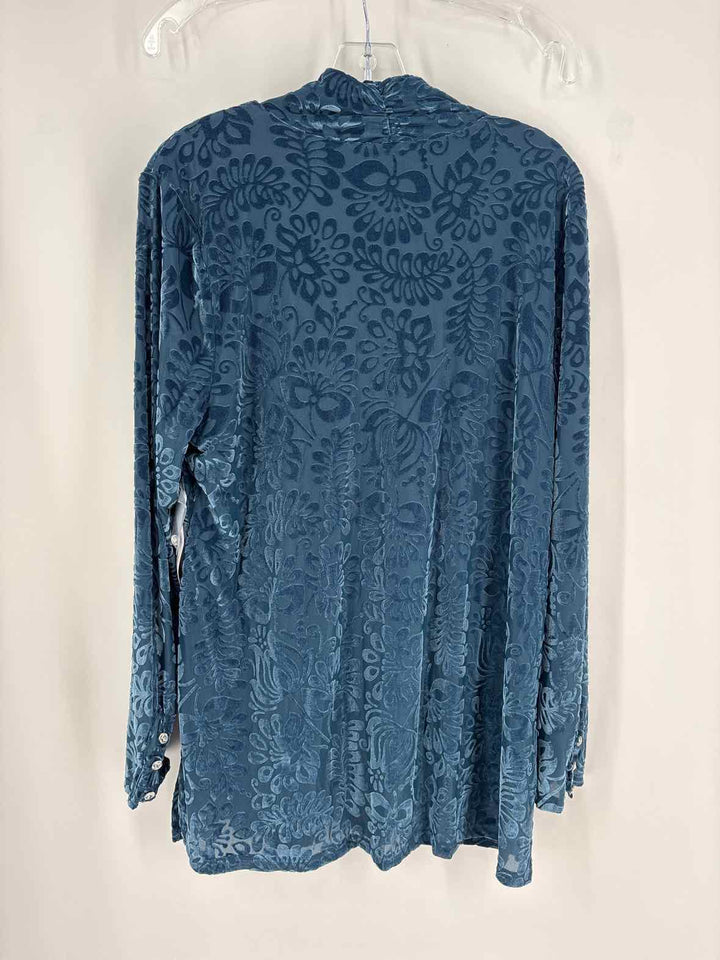 Size XL SOFT SURROUNDINGS Blue Shirt