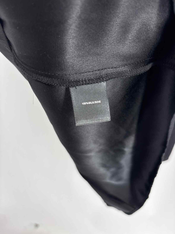 Size 10 LAFAYETTE Black Silk Sweater