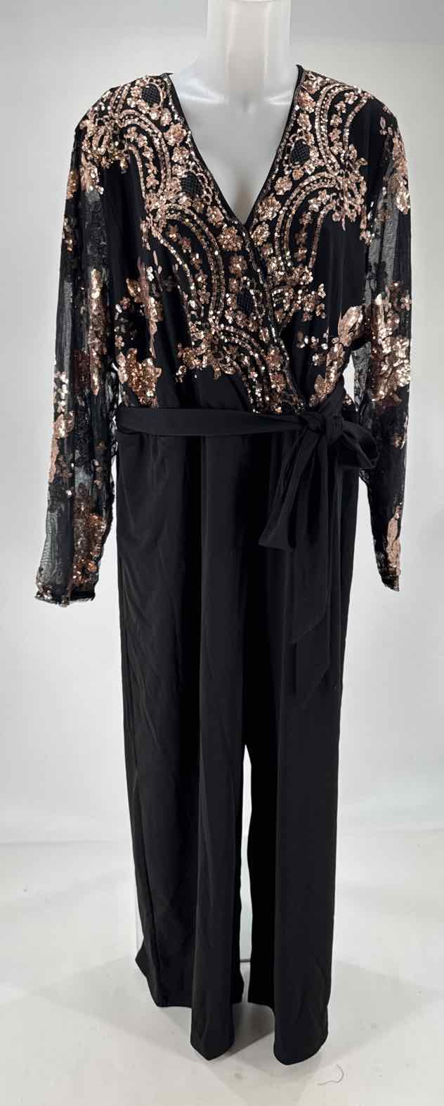 Size 22 Black Print Romper