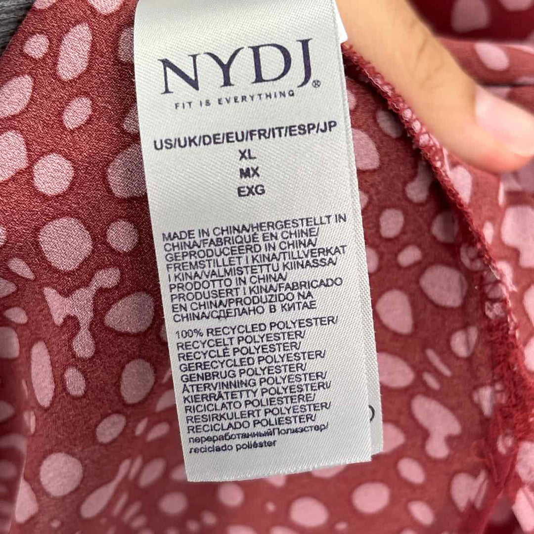 Size XL NYDJ Red Shirt