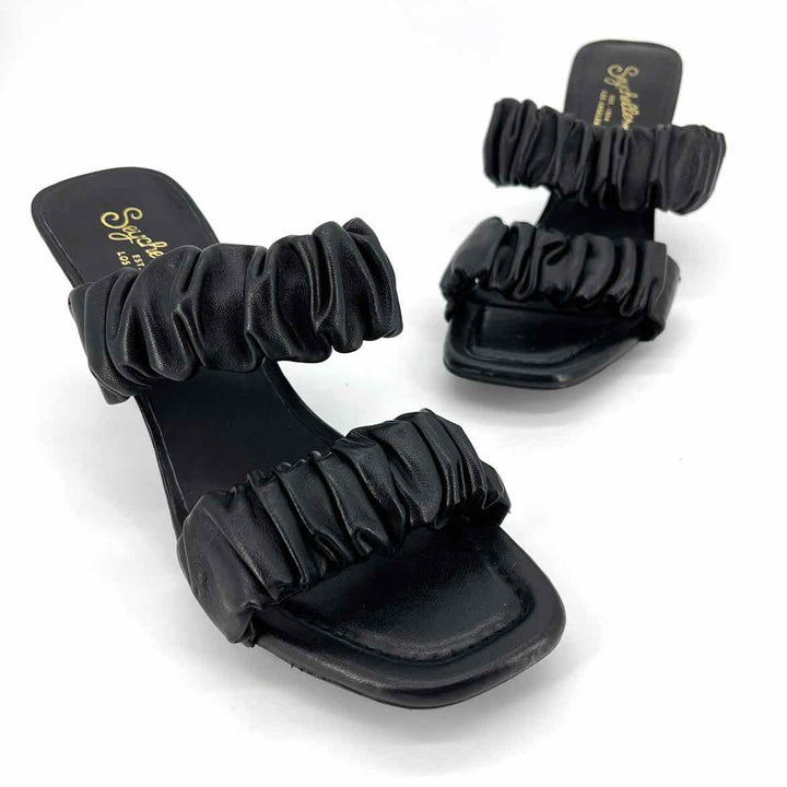 Shoe Size 9 SEYCHELLES Black Leather Sandals