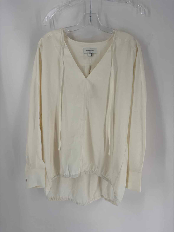 Size L Banana Republic Cream Shirt