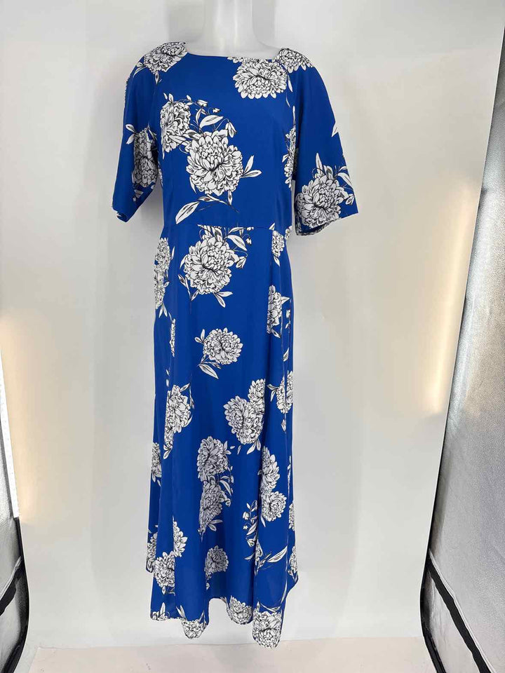 Size 14 Vince Camuto Blue Print Dress