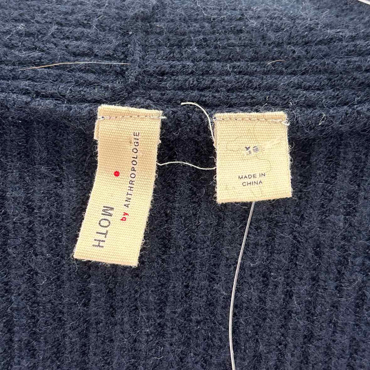 Size XS Anthropologie Navy Knit Sweater