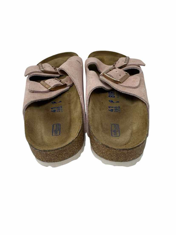 Shoe Size 41 Birkenstock Pink Suede Sandals