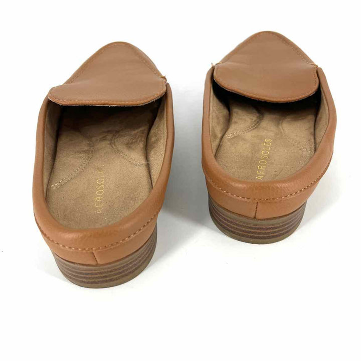 Shoe Size 7.5 Aeropostle Camel Faux Leather Loafers