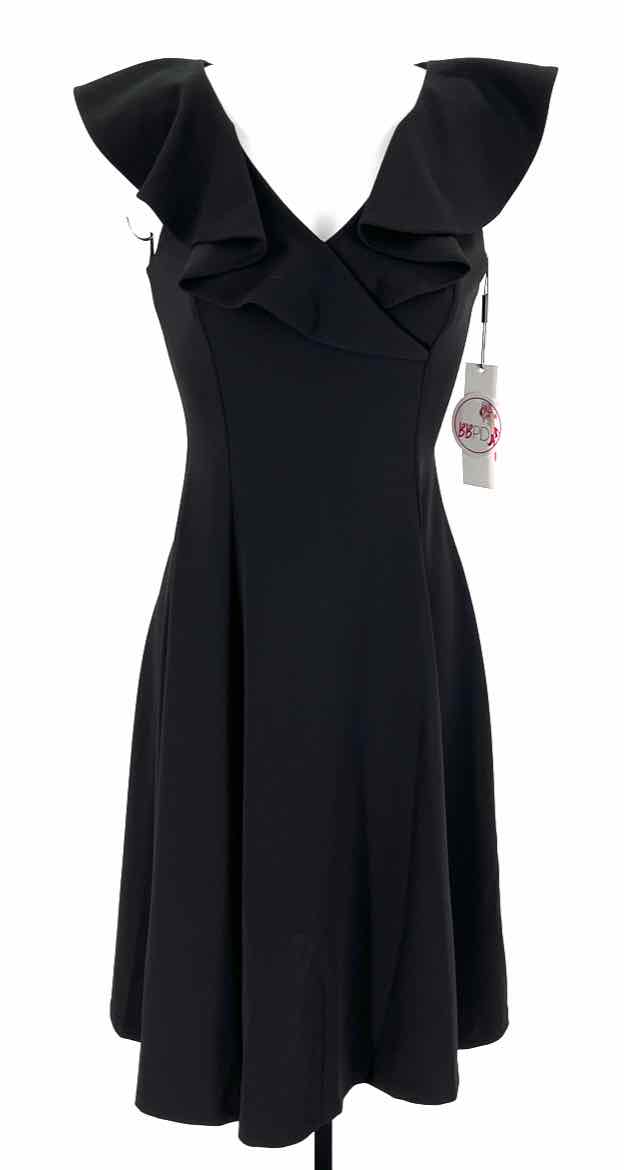 Size 2 Calvin Klein Black Dress