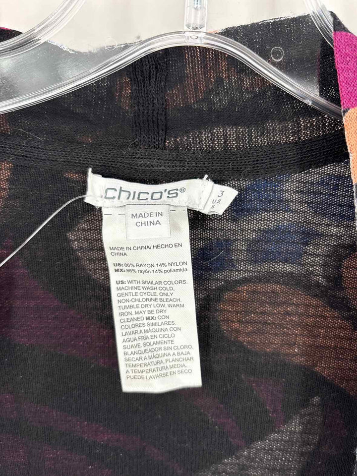 Size XL Chico's Multi-Color Sweater