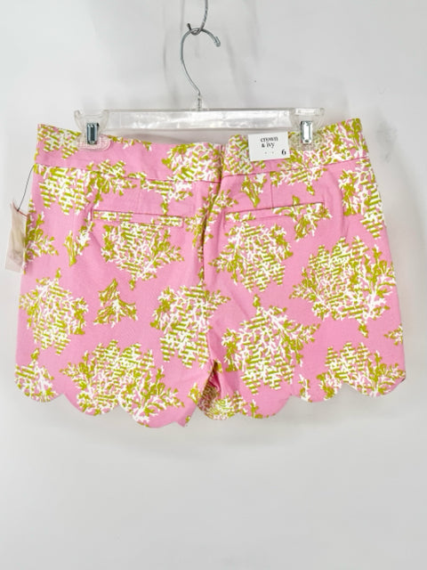 Size 6 CROWN & IVY Pink Shorts