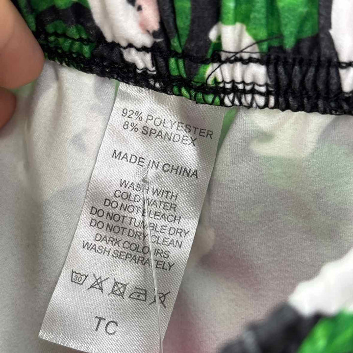 Size L Green Print Pajamas