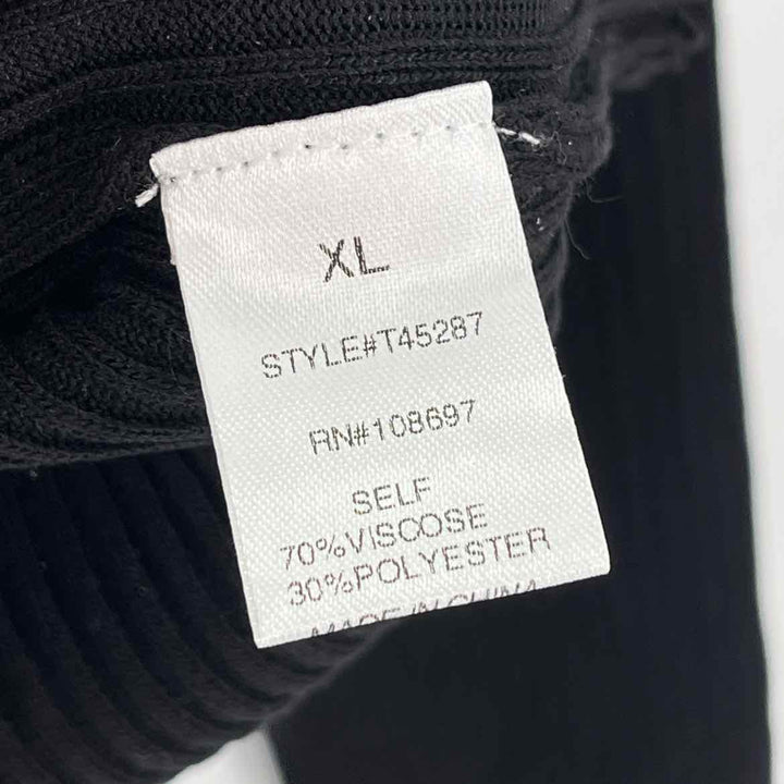Size XL Black Knit Shirt