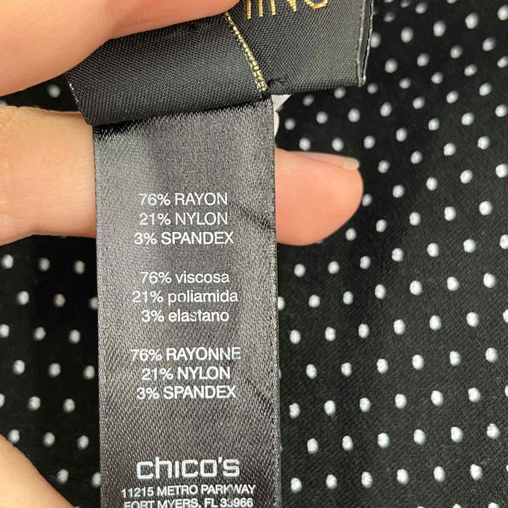 Size 1.5 Chico's Black Pants