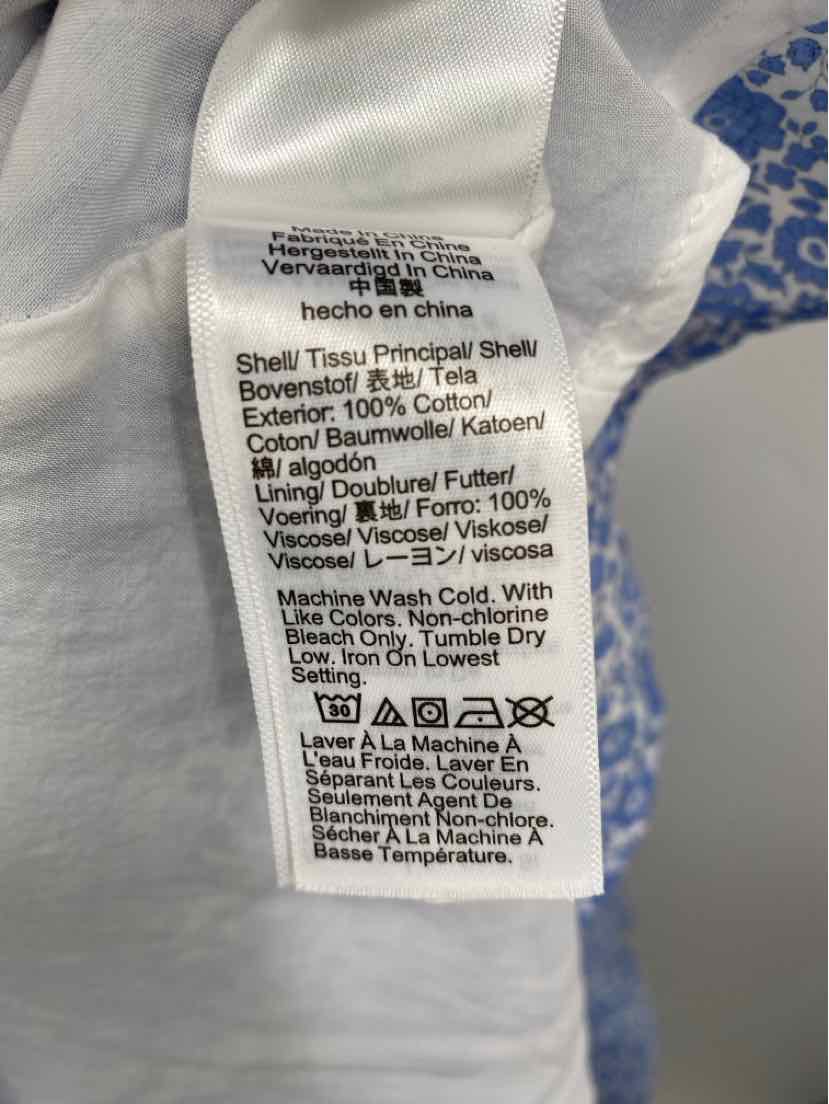 Size S J Crew Blue Print Dress