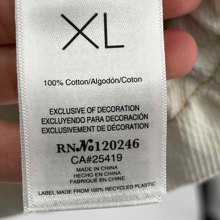 Size XL Kensie Cream Cotton Jacket