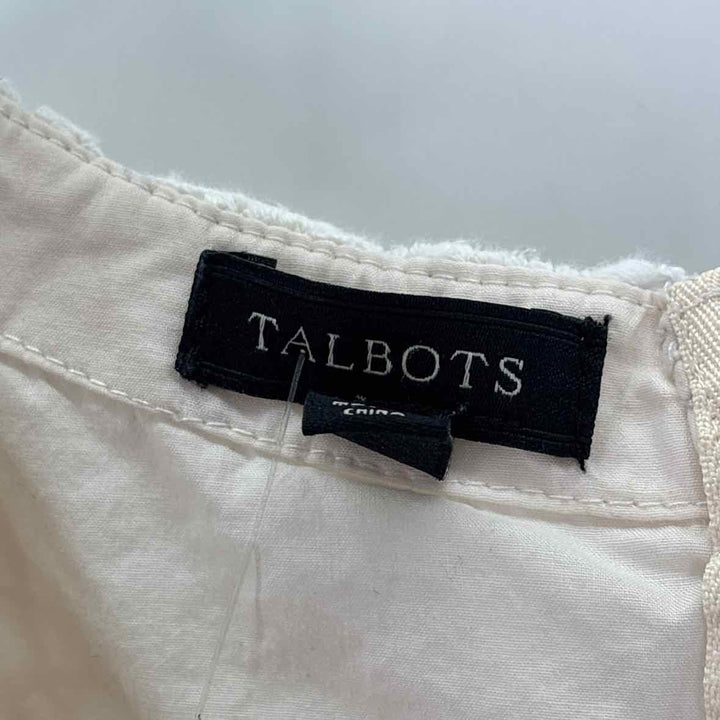 Size 6 Talbots Cream Dress