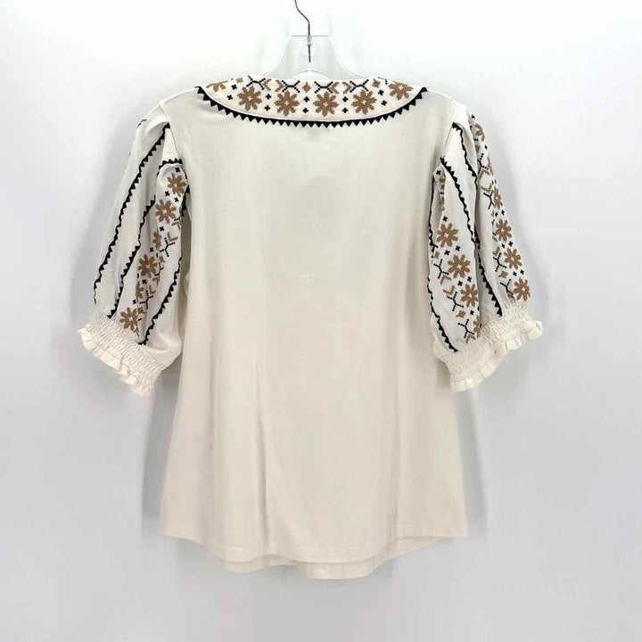 Size M Chico's Ivory Shirt