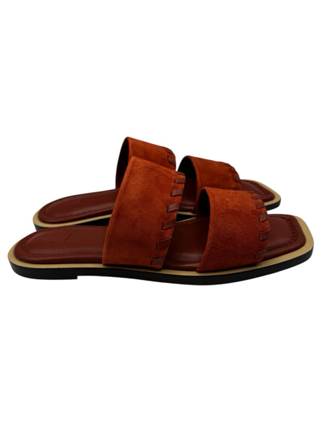 Shoe Size 38.5 LAFAYETTE Burnt Orange Sandals