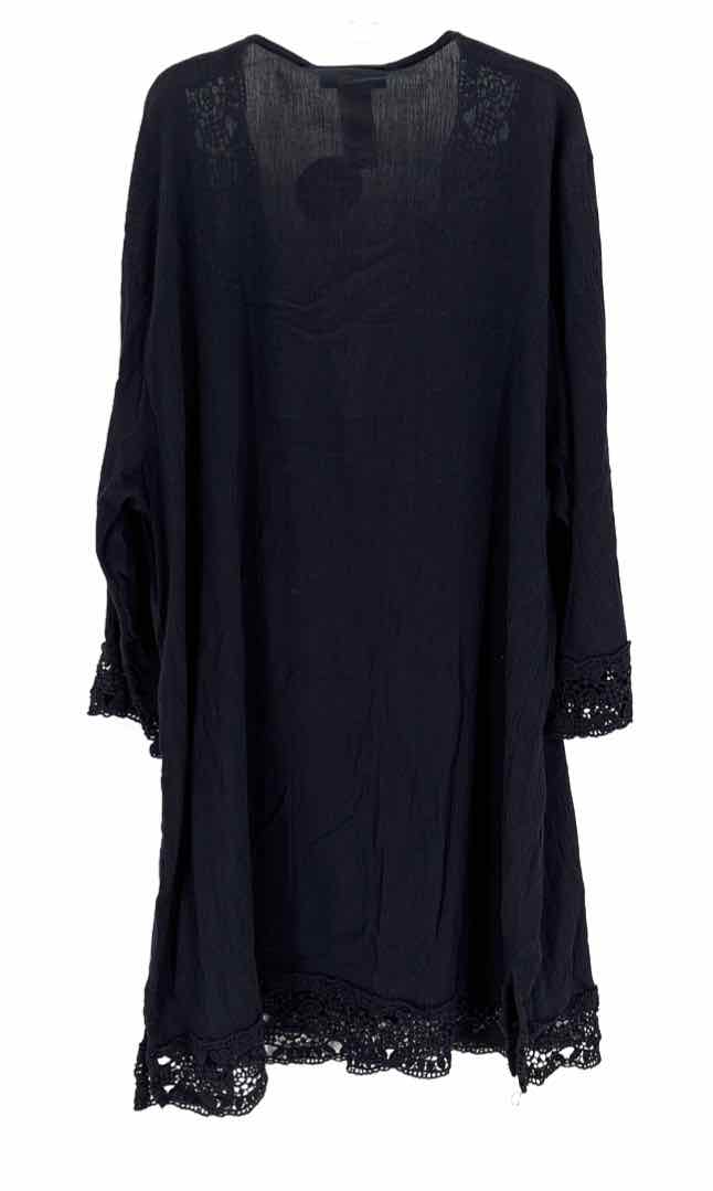 Size 3X Black Knit Swimsuit