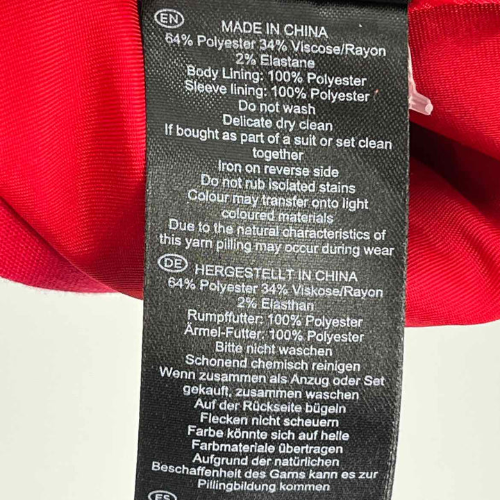 Size 12 HOBBS Red Blazer