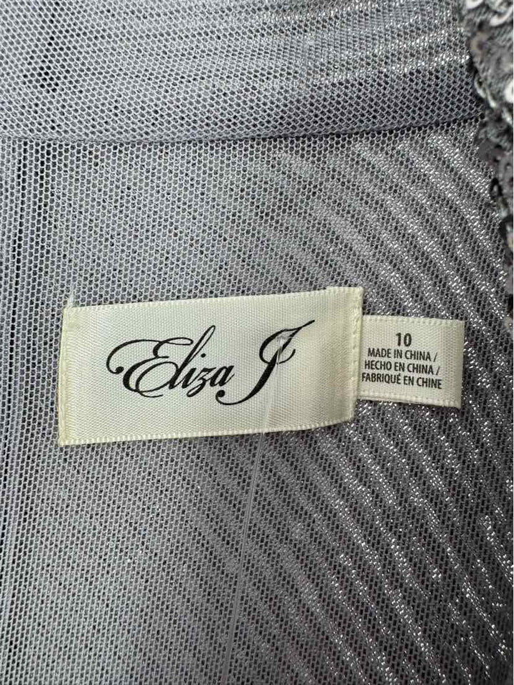 Size 10 ELIZA J Silver Shirt