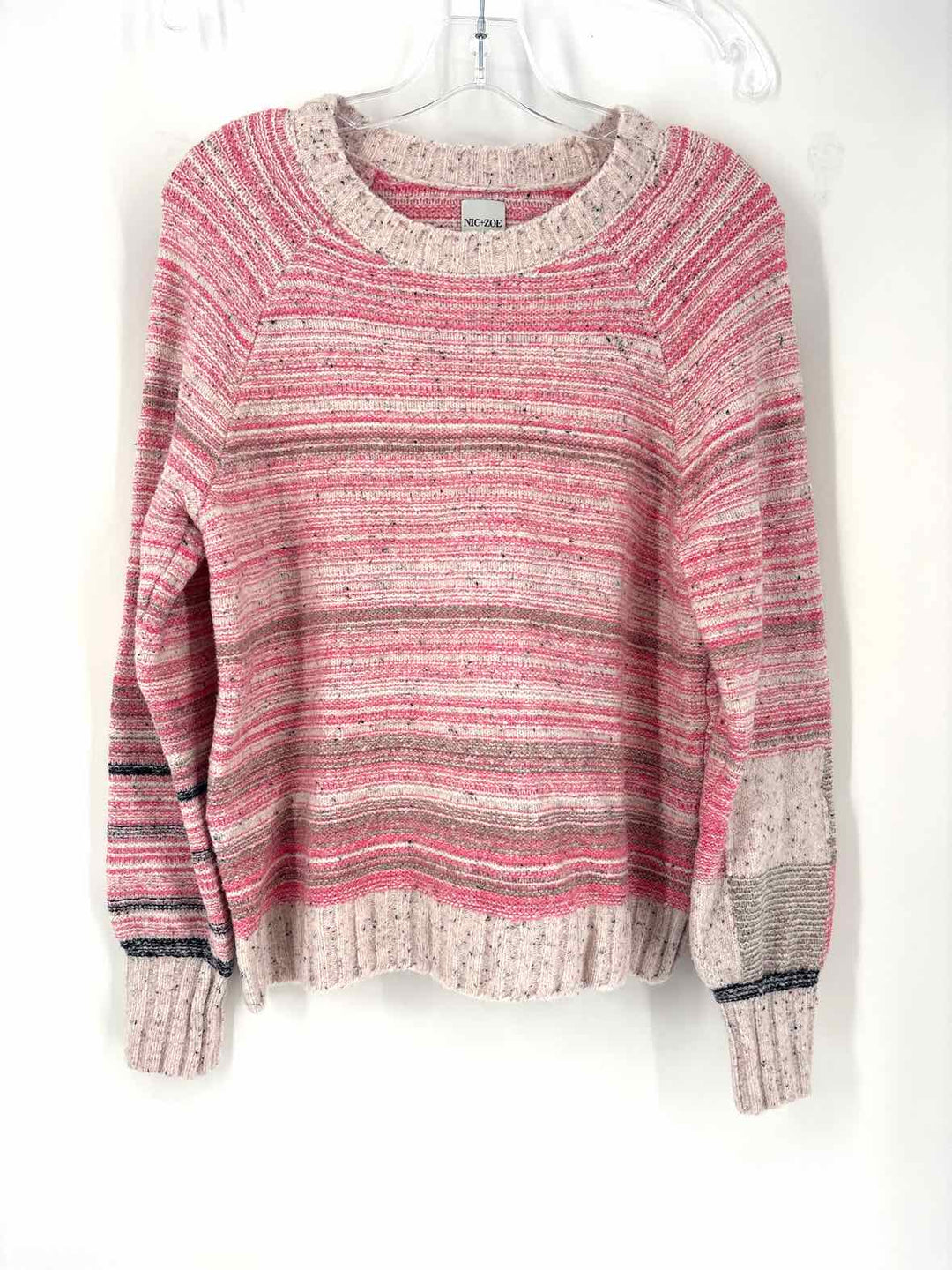 Size M NIC + ZOE Pink Sweater
