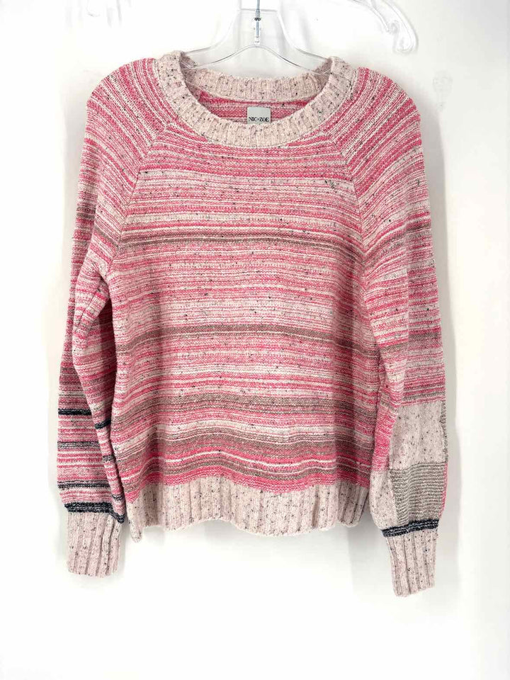 Size M NIC + ZOE Pink Sweater