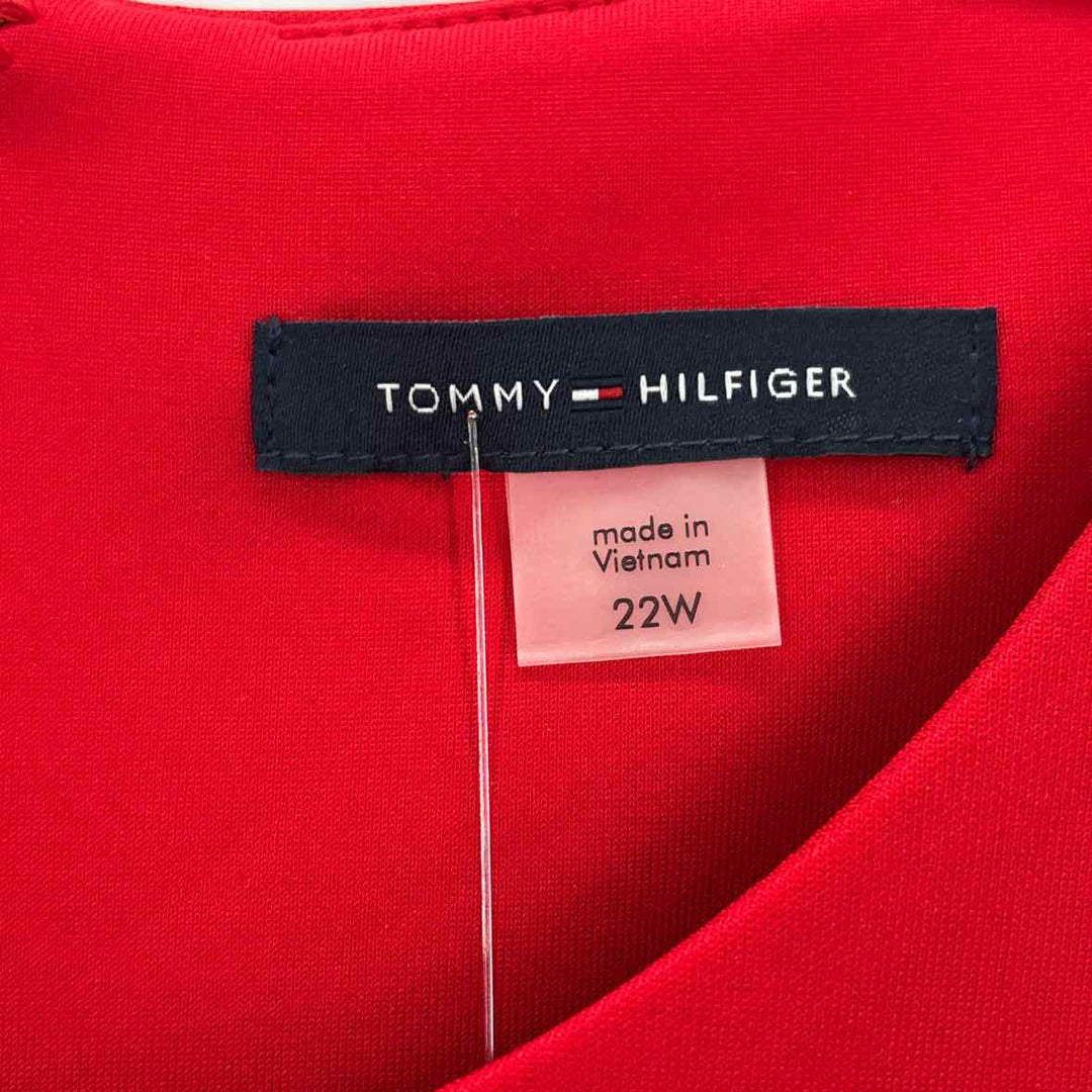 Size 22W TOMMY HILFIGER Red Dress