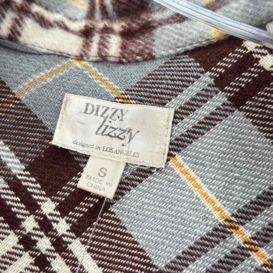 Size S Brown Flannel Dress
