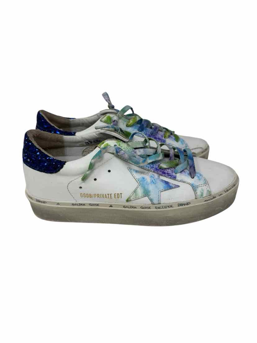 Shoe Size 38 GOLDEN GOOSE White Leather Luxury - Sneakers