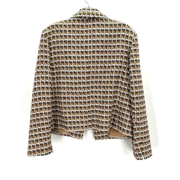Size L Chico's Multi-Color Tweed Jacket