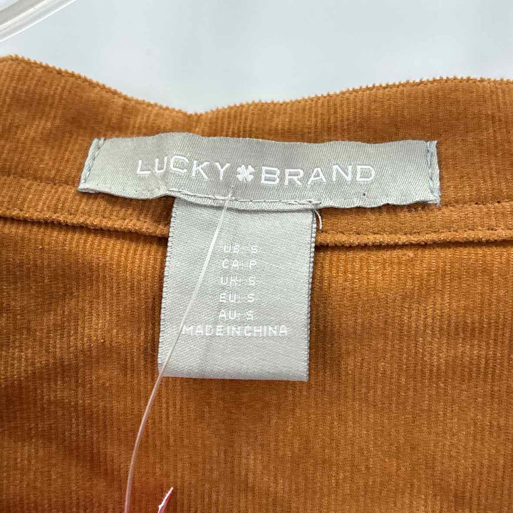 Size S LUCKY Tan Corduroy Dress