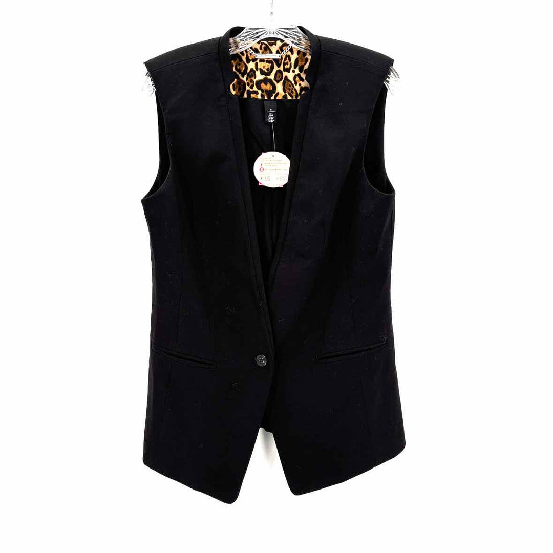 Size 10 White House Black Market Black Vest