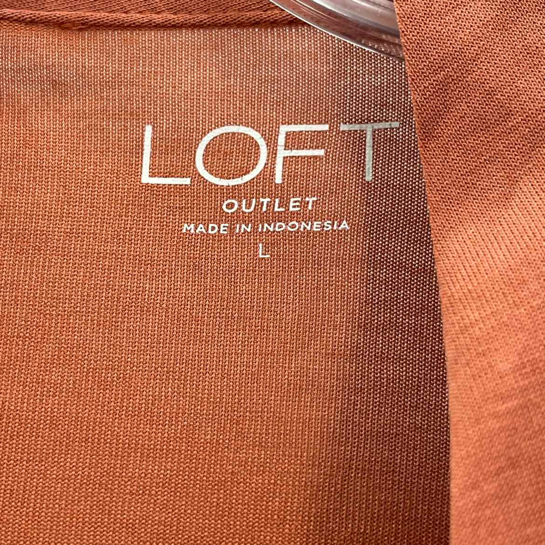Size L LOFT Pumpkin Shirt
