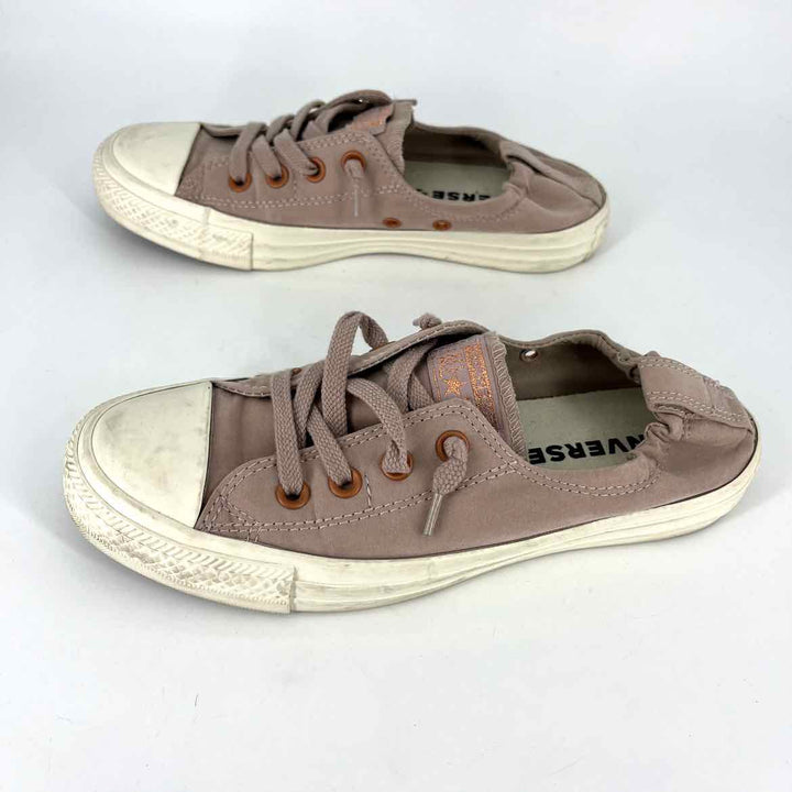 Shoe Size 8 Converse Mauve Canvas Sneakers