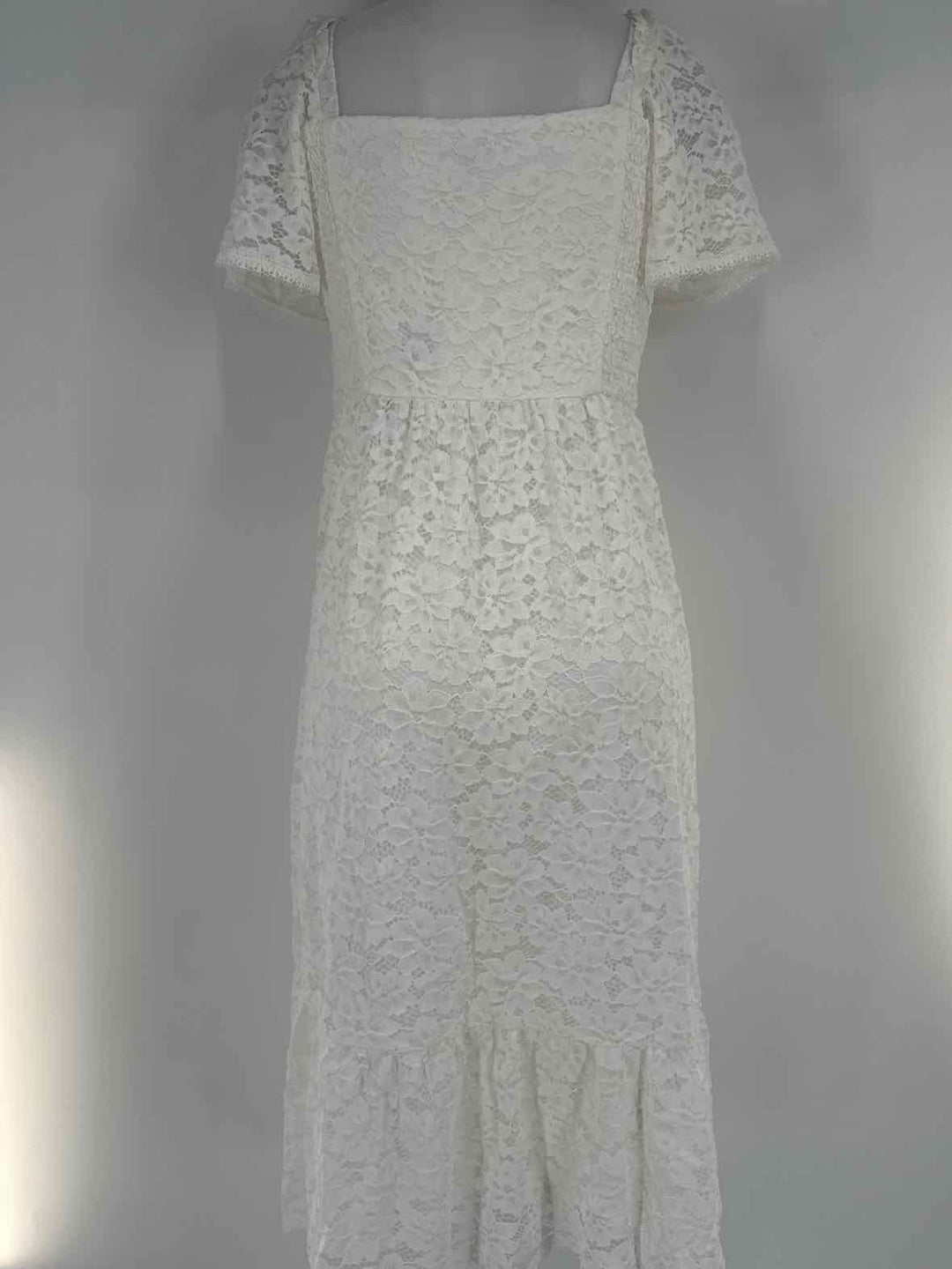 Size XL DRAPER JAMES White Lace Dress