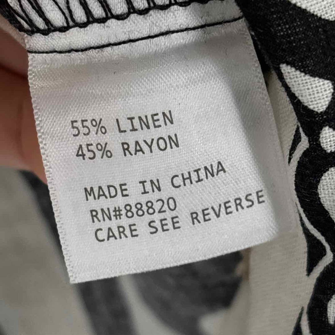 Size M RACHEL ZOE Black/White Shirt